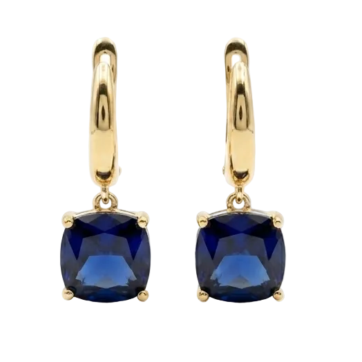 Zaira Bali Hoops - Blue