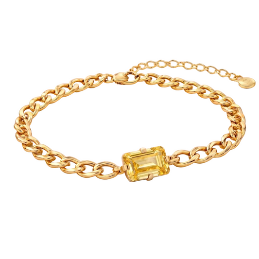 Gold Chain Bracelet - Yellow