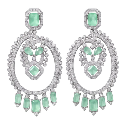 Meher Chandbalis - Mint Green