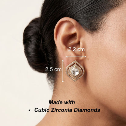 Zarqa studs - Gold