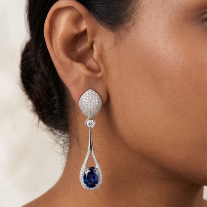 Muse Dangler earrings - Blue