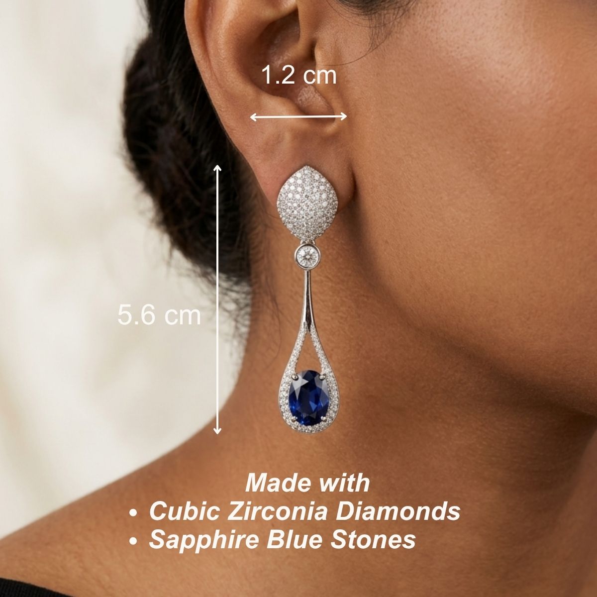 Muse Dangler earrings - Blue