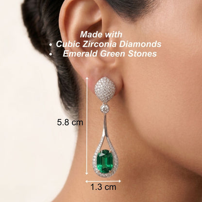 Muse Dangler earrings - Green