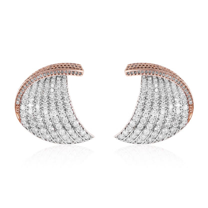 Dreamleaf Earrings - Rose gold