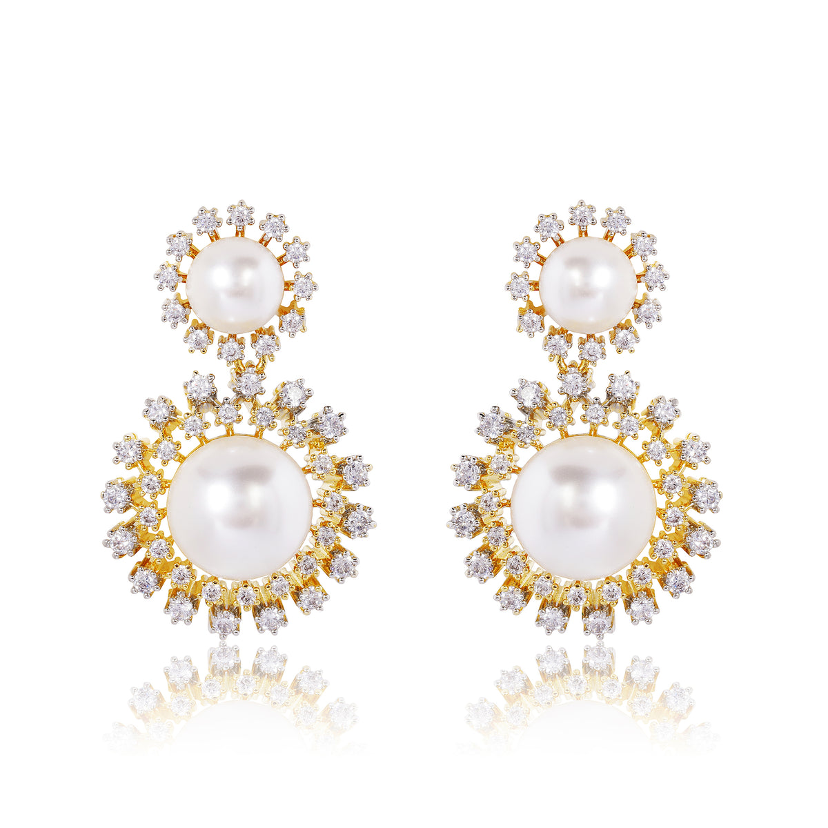 Galaxy Dust Earrings - Gold