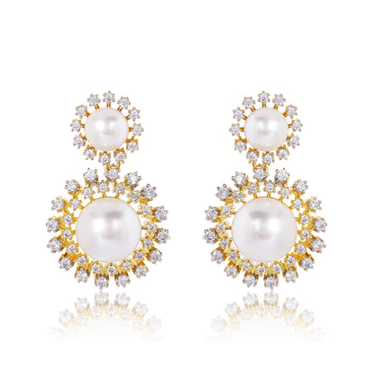 Galaxy Dust Earrings - Gold