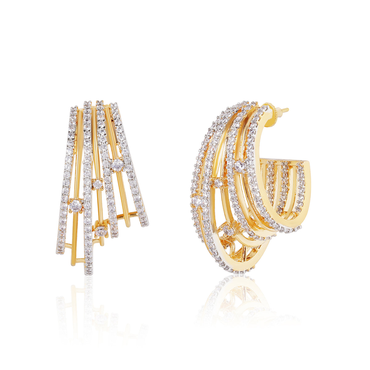 Saira Earrings - Gold