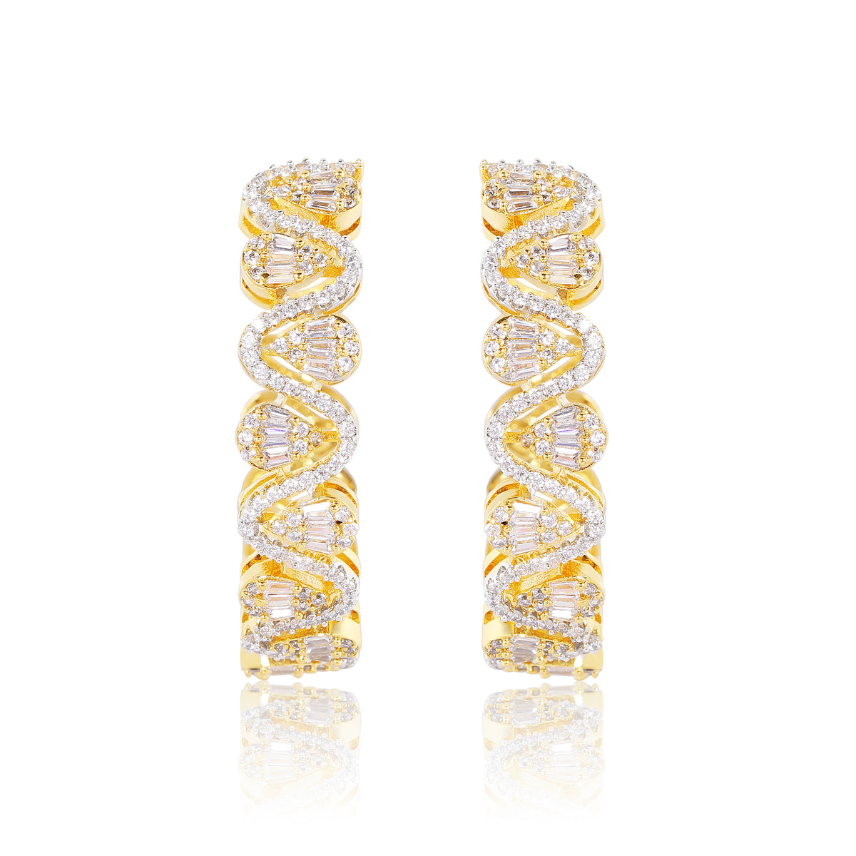 Gold Halo Hoops