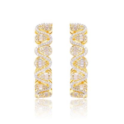 Gold Halo Hoops