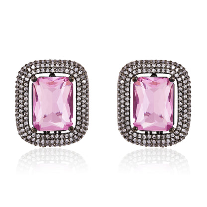 Glitz Studs - Pink