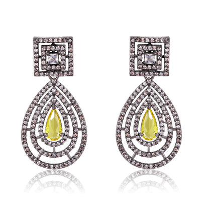 Destiny Drop Earrings - Yellow