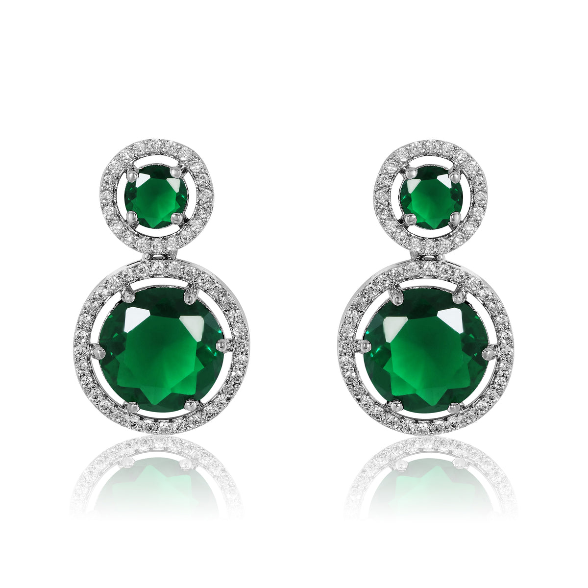 Azra Earrings - Green