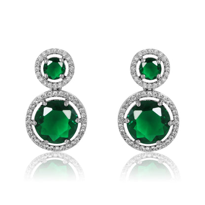 Azra Earrings - Green