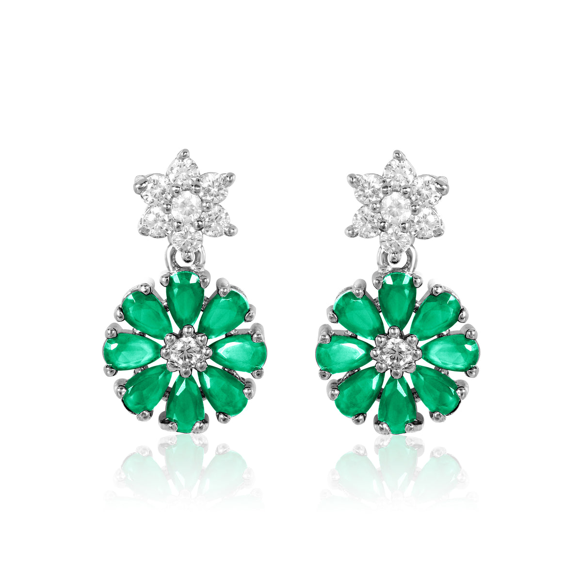Ira Earrings - Green