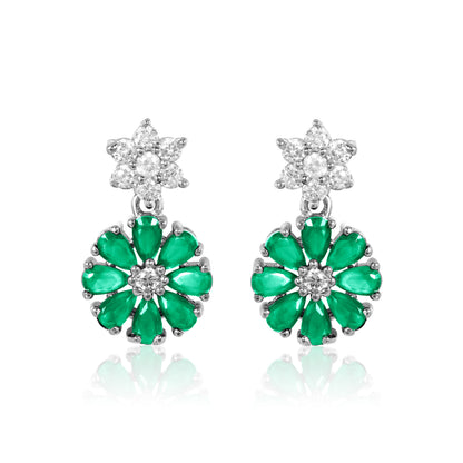 Ira Earrings - Green
