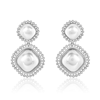 Subtle Stone Drop - White