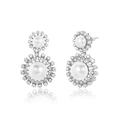 Galaxy Dust Earrings - Silver