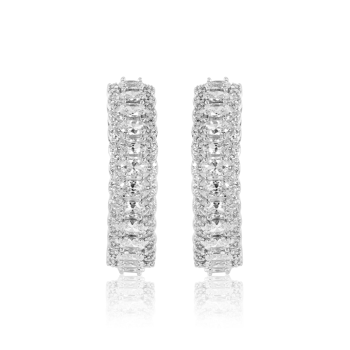 Royal Arc Hoops - Silver