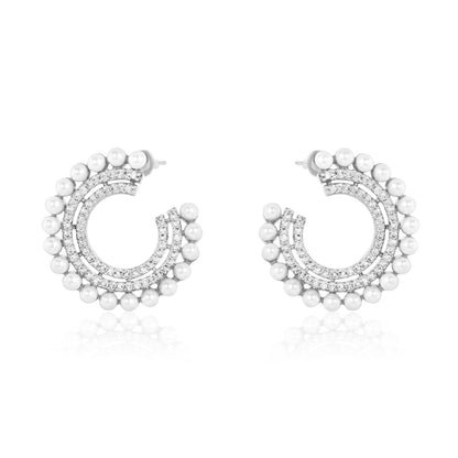 Muna Earrings - Silver