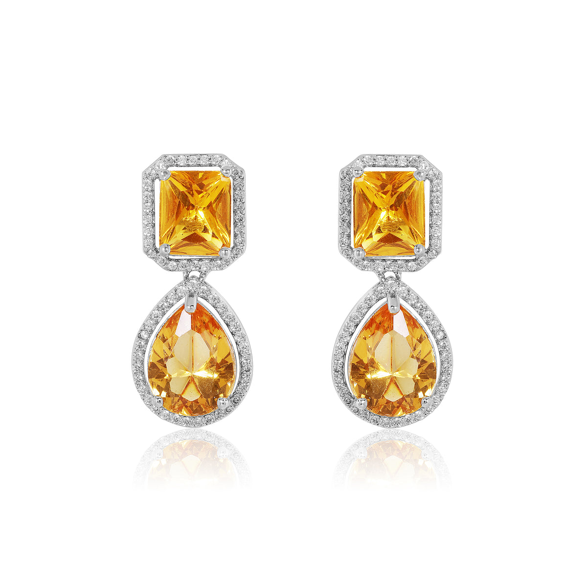 Sara Earrings - Yellow