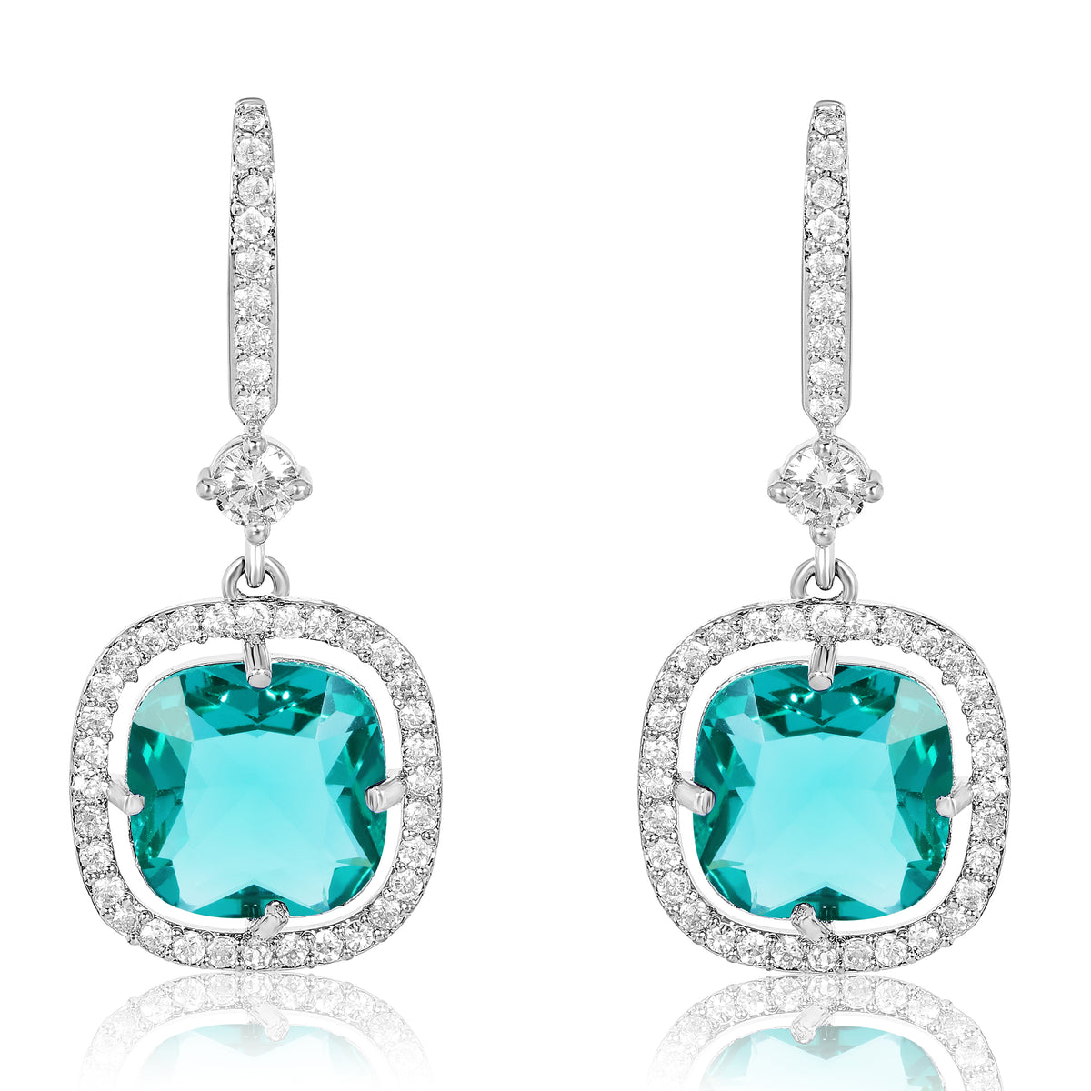 Lume Hook Earrings - Green