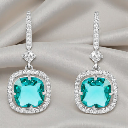 Lume Hook Earrings - Green