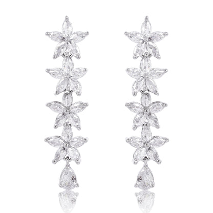 Startrail Diamond Earrings - Marquise