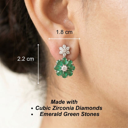 Ira Earrings - Green