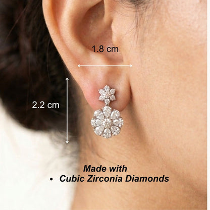 Ira Earrings - White