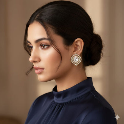 Zarqa studs - Gold