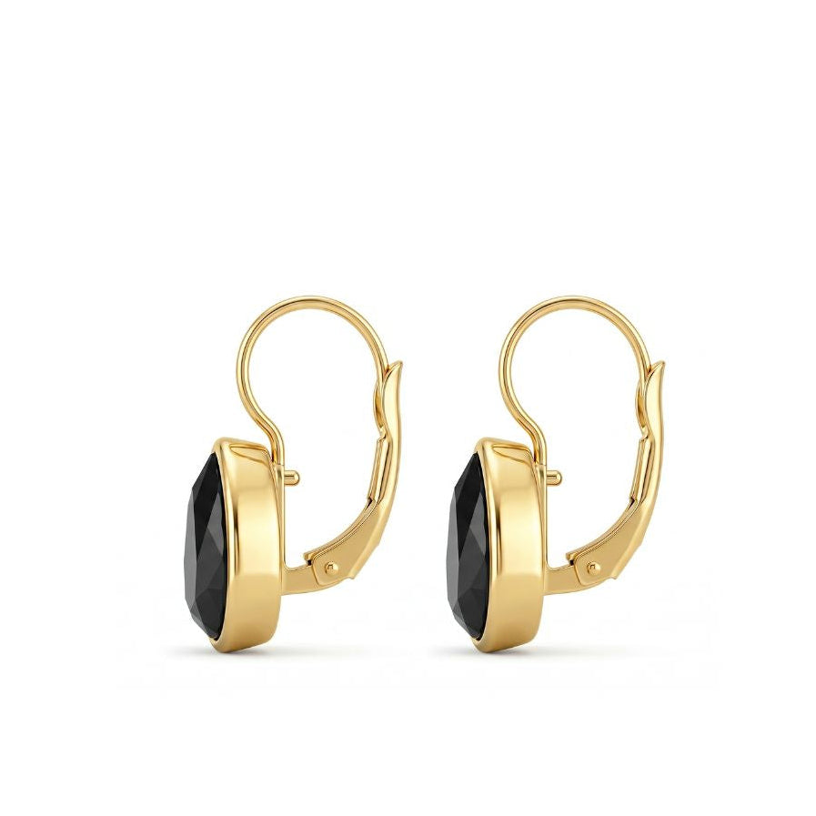 Celeste Earrings - Black & Gold