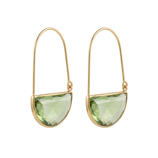 Green Hoops - Gold