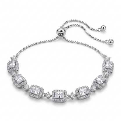 Radiance Emerald Bracelet - Silver