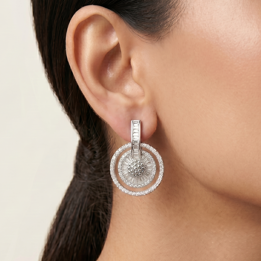 Reem Earrings - Silver