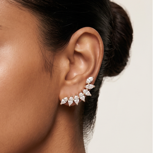 Flora Earcuff - Gold