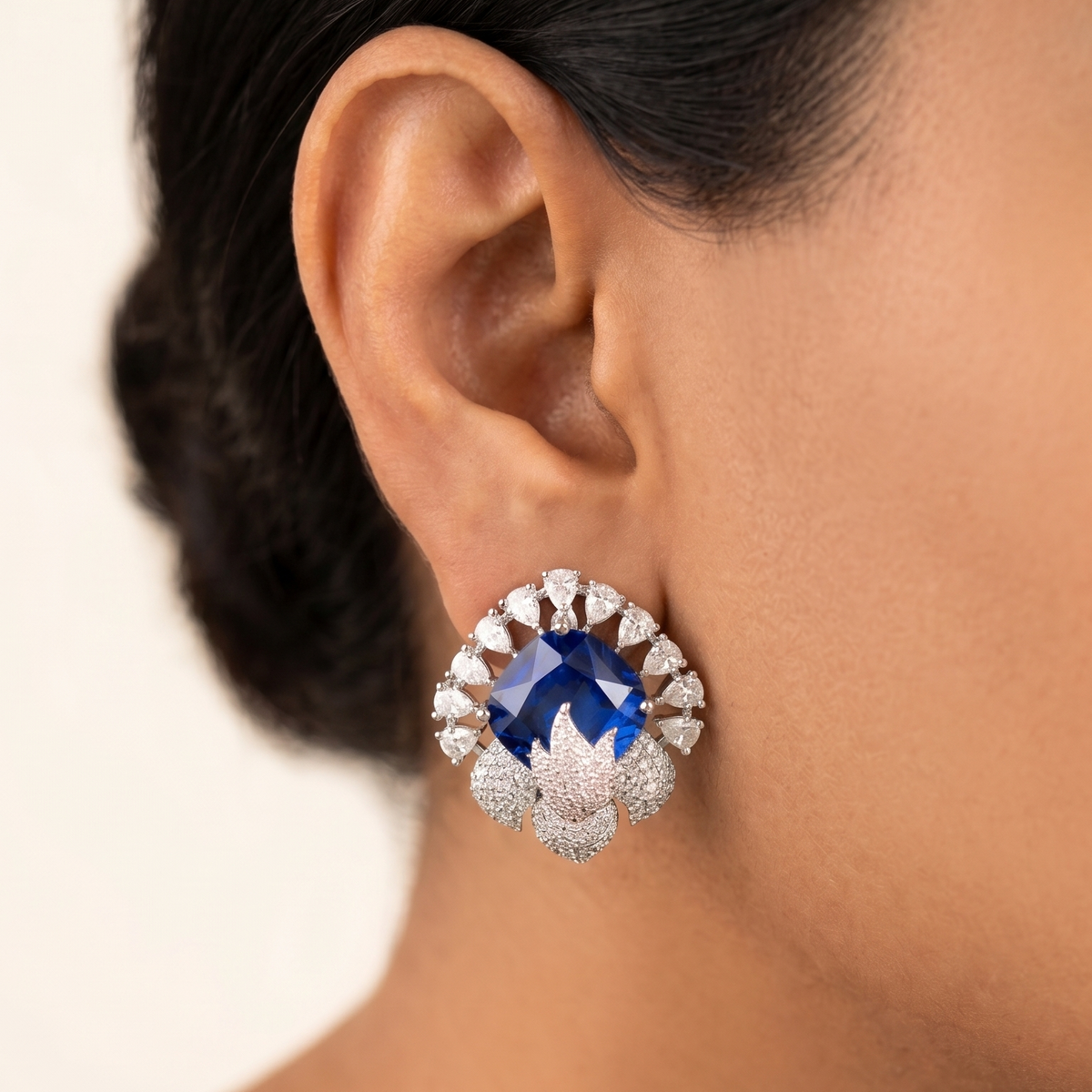 Everglow studs - Blue