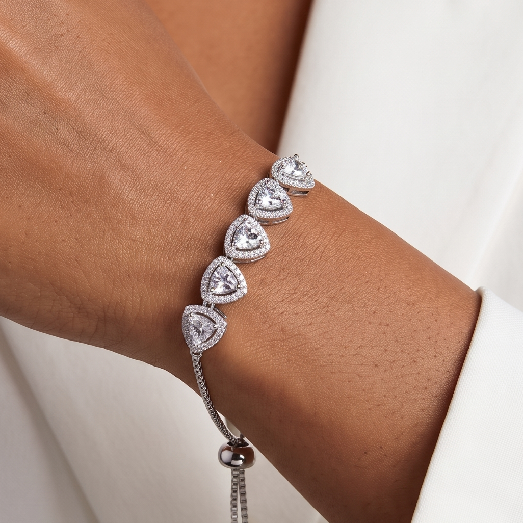 Advita Diamond Bracelet - Silver