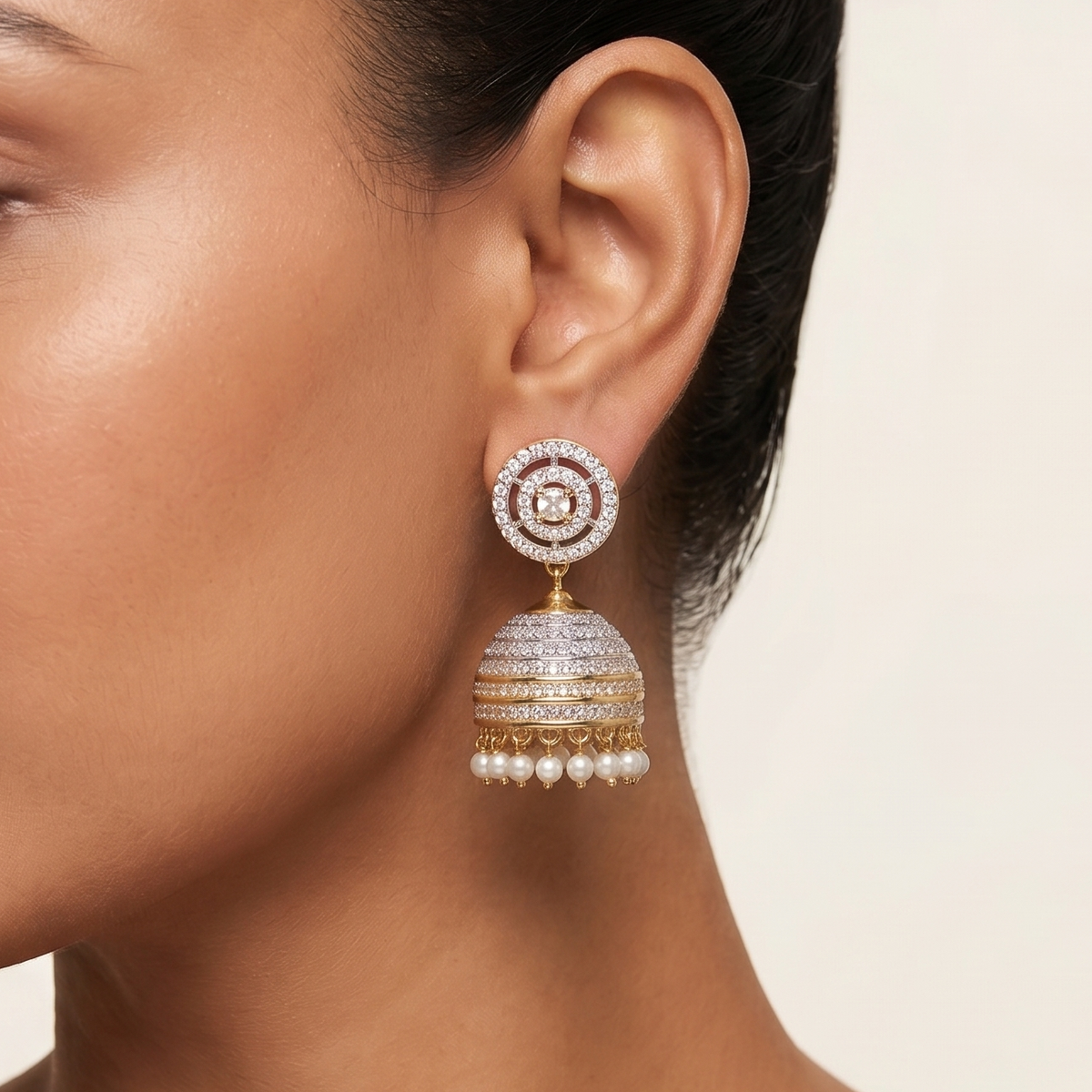 Isha Jhumkas - Gold