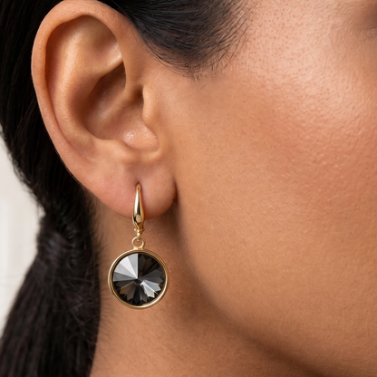 Prism Drop Danglers - Black