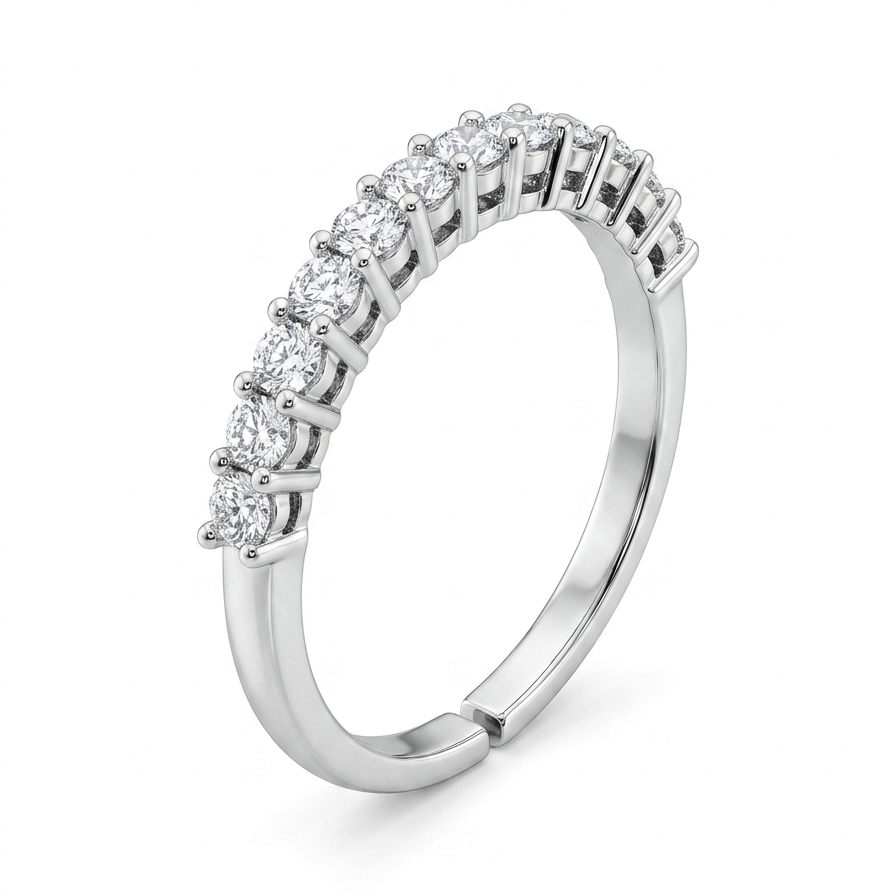 Stack Band Ring - Silver