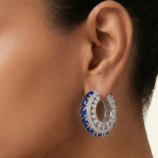 Noorika Hoops - Blue