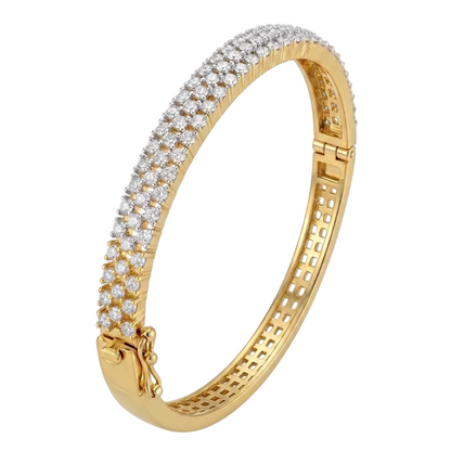 Luna Bangle Bracelet - Gold