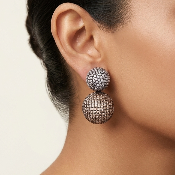 Lucent Earrings - Champagne