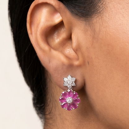 Ira Earrings - Pink