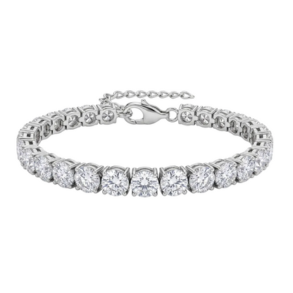 Diamond Tennis Bracelet - 1 CT - Silver