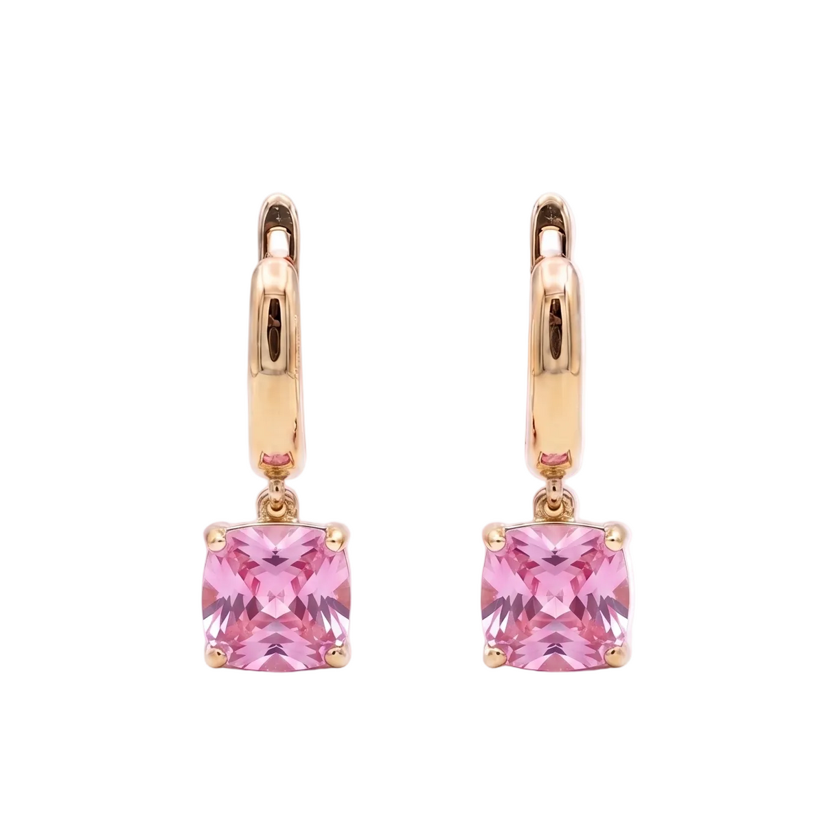 Zaira Bali Hoops - Pink