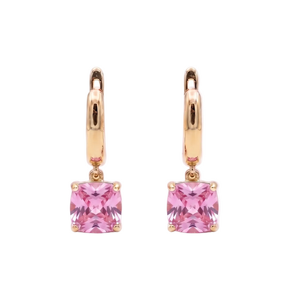 Zaira Bali Hoops - Pink