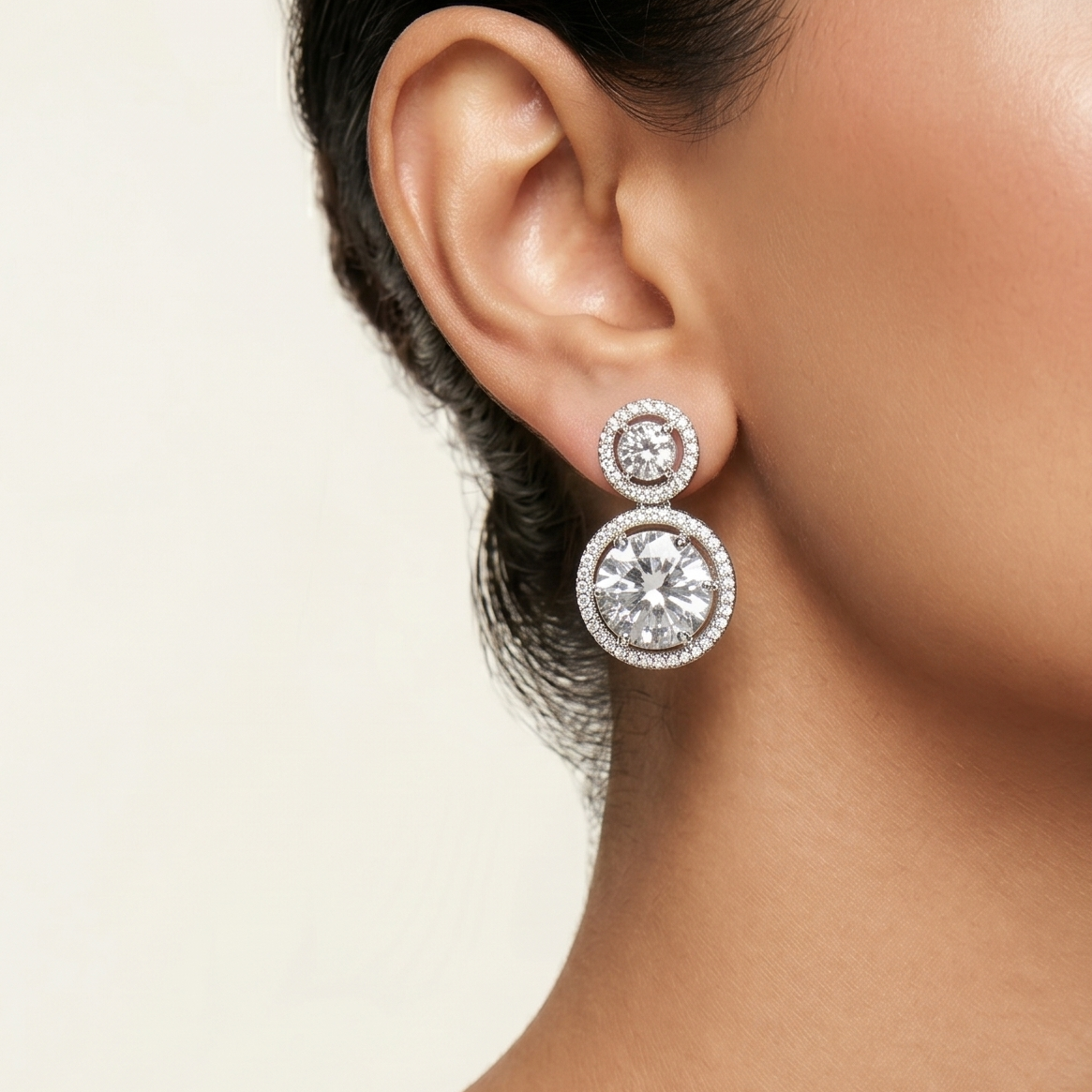 Azra Earrings - White