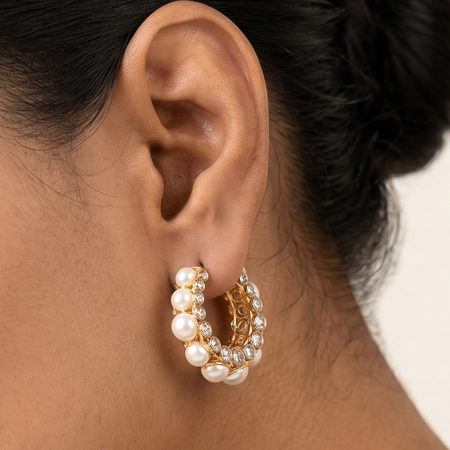 Gold Noora Hoops