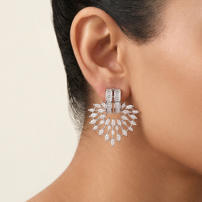 Taru lights Earrings - silver
